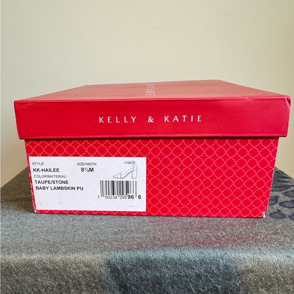Kelly & Katie Taupe Heeled Sandal - Picture 2 of 7